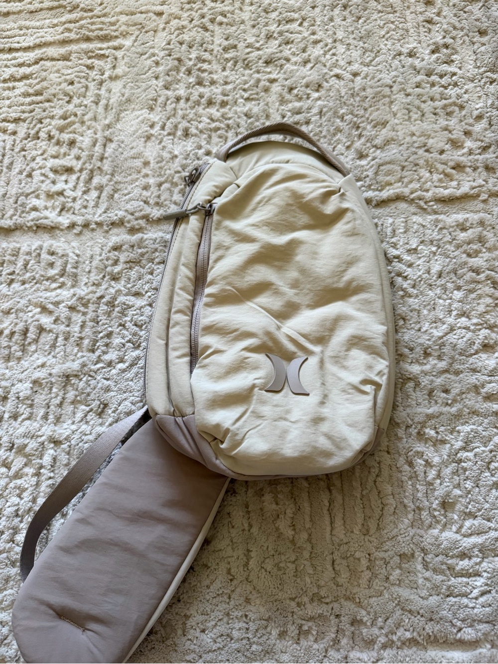 Hurley Cream/Taupe Sling Backpack